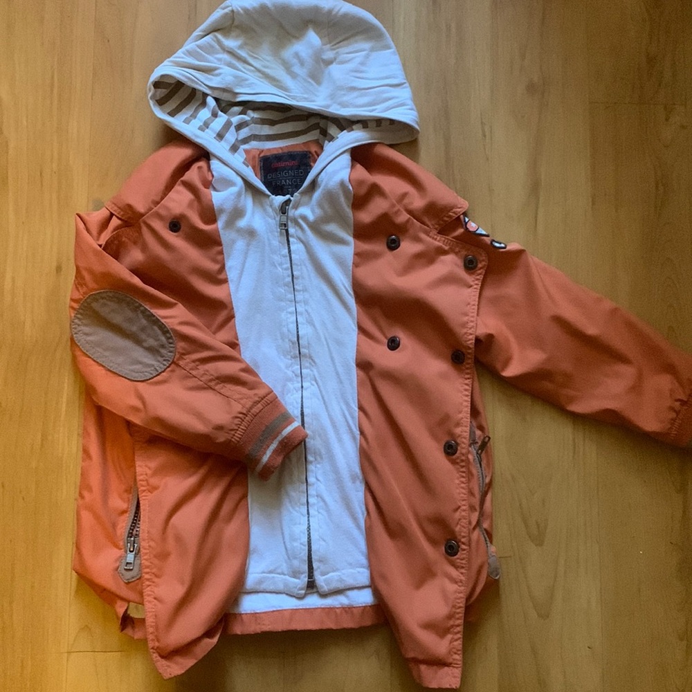 Winter breaker jacket.  Size 4 French designer.
